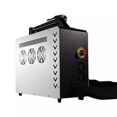 Aria di raffreddamento Sistema di pulizia industriale a laser Tecnologia innovativa per la pulizia e la rimozione di vernice di superfici metalliche di precisione