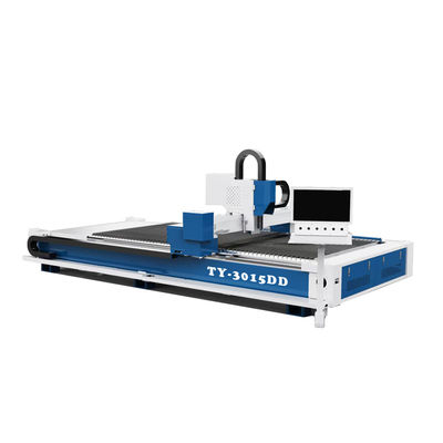 Automatic CNC Fiber Laser Cutting Machine 3000W For Stainless Steel Plate