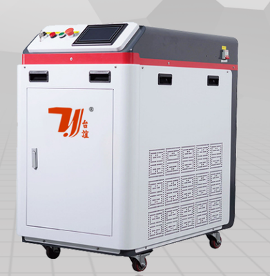 Macchina per la pulizia a laser di linea che offre un funzionamento manuale e una modalità di raffreddamento dell'aria che fornisce la pulizia per le linee di produzione industriale