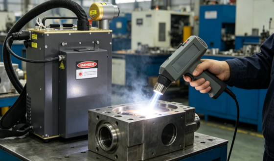 Macchine per la pulizia laser solo elettrica attrezzature personalizzate per la pulizia senza contatto e la manutenzione delle superfici industriali