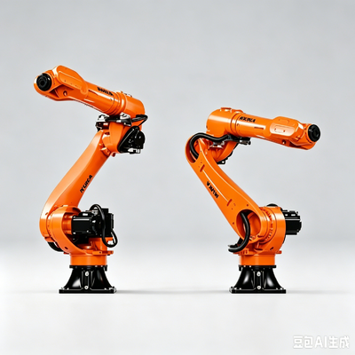 Robot per saldatura ad arco KUKA KR 25 R1840-3 HW su binario lineare con sistema di controllo della saldatura KUKA FSWeld
