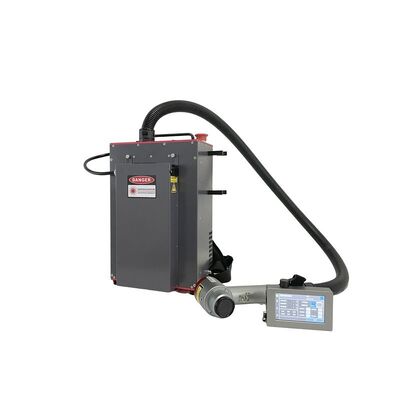 Macchina per la pulizia laser a fibra pulsata portatile da 200W per la rimozione di ruggine, vernice e olio