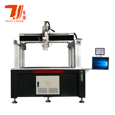 Canton Fair Promotion Gantry Automatic Fiber Laser Welding Machine per la saldatura di batterie a cellule quadrate