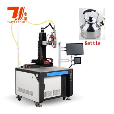 Promozione fiera di Canton 3000W 6000W macchina di saldatura automatica laser per bollitore spout teapot corpo teapot saldatura base