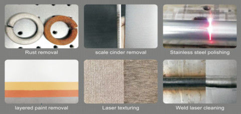 Macchina per la pulizia laser ad impulso di raffreddamento dell'aria