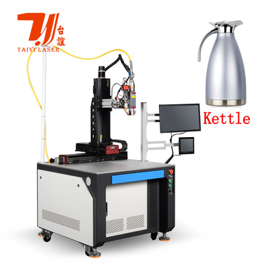 Promozione fiera di Canton 2000W 3000W macchina di saldatura automatica a laser a fibra per saldatura di bollitori in acciaio inossidabile