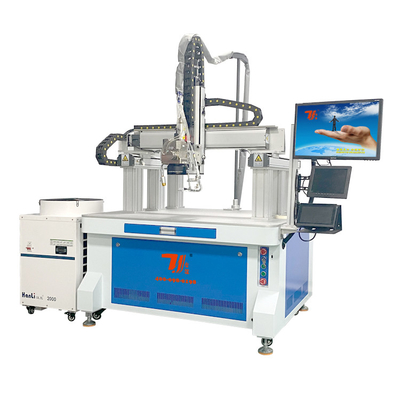 Macchina di saldatura a laser automatica a batteria al litio prismatica con portiere