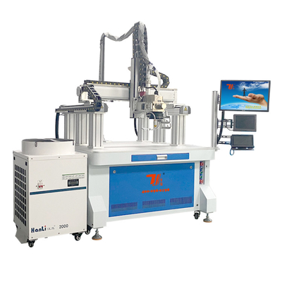 Macchina di saldatura a laser automatica a batteria al litio prismatica con portiere