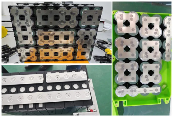 Taiyi Laser Automatic Battery Tab Saldatore Laser Saldatura batteria di fosfato di ferro sono toccati