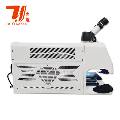 Macchina di saldatura laser YAG per gioielli con raffreddamento ad acqua
