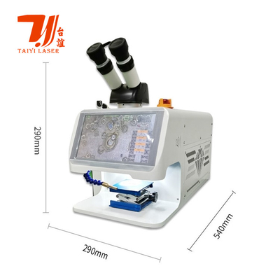 Macchina di saldatura laser YAG per gioielli con raffreddamento ad acqua