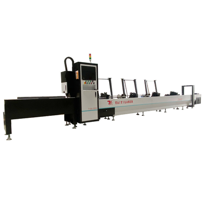 Macchina di taglio laser a fibra automatica CNC 1500W per tubi di tubi quadrati rotondi di piccole dimensioni