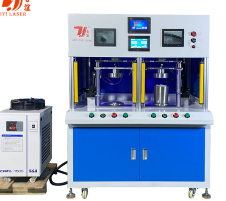 1000W - 6000W Acciaio inossidabile Cisterna Cisterna Tumbler Doppia Stazione Automatica Fibra Laser Saldatura Macchina