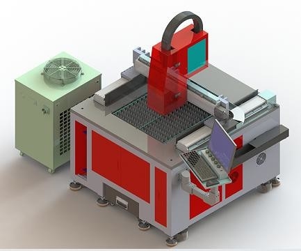 600*600mm Macchina di taglio laser a fibra di piccole dimensioni di precisione 1500W 2KW 3000W