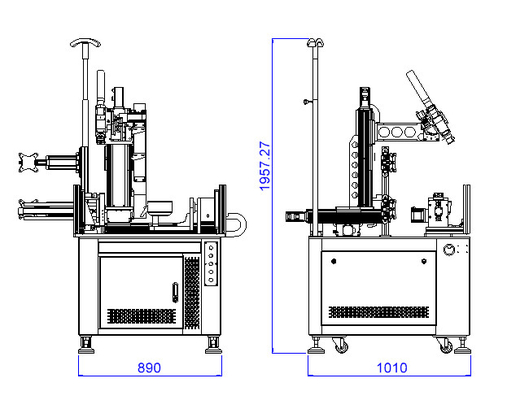 2000W Kettle Automatic Fiber Laser Welding Machine per la saldatura a becco