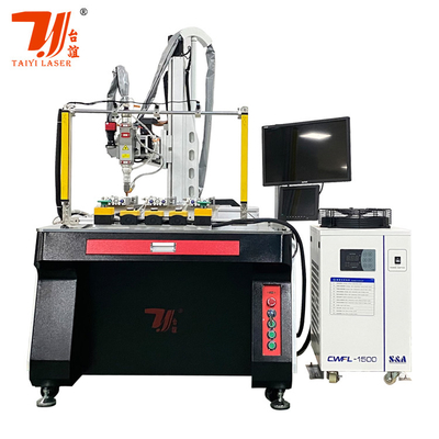 Saldatura automatica a laser a 4 assi 1500W per tubo della teiera