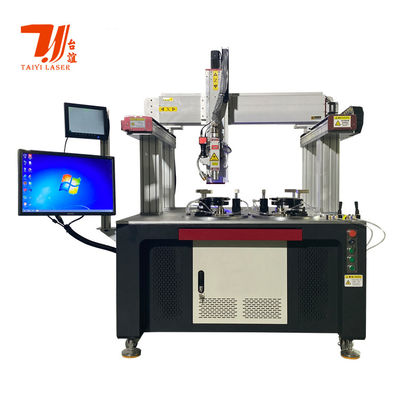 Macchina di saldatura automatica a laser a fibra CNC con precisione ± 0,01 mm e potenza 1500W-6000W per pompa ad alta pressione