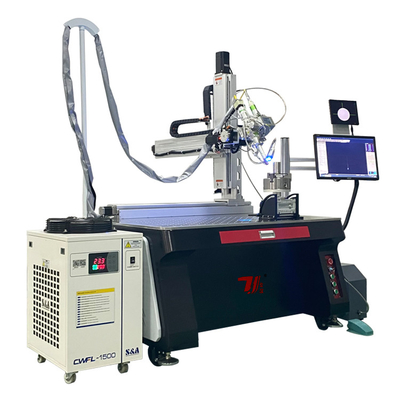 Saldatura automatica a laser a fibra di acciaio inossidabile a 5 assi