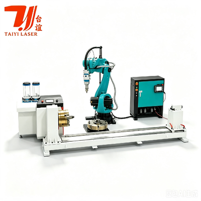 Macchine di rivestimento laser robot industriale per la riproduzione di cilindri idraulici e superfici di rulli