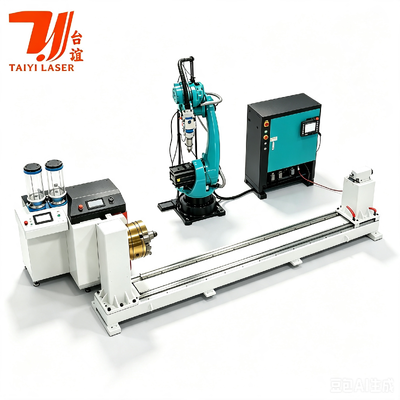 Robot di rivestimento laser per applicazioni di rivestimento resistente all'usura nell'industria ferroviaria e mineraria