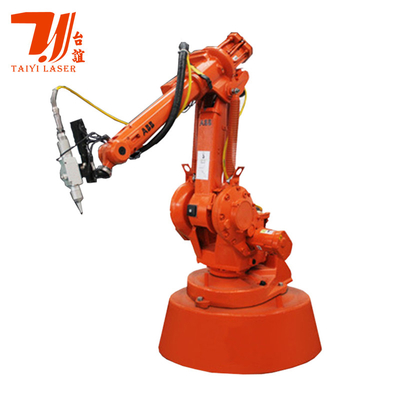 Promozione Fiera di Canton 6 Asse Braccio Robot 1000W-6000W Piastra di cuscino Automatica Fibra Metal Laser Saldatura Macchina
