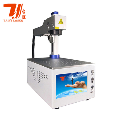 Promozione Fiera di Canton Mini Portable 20W 30W Raycus Fiber Laser Marker
