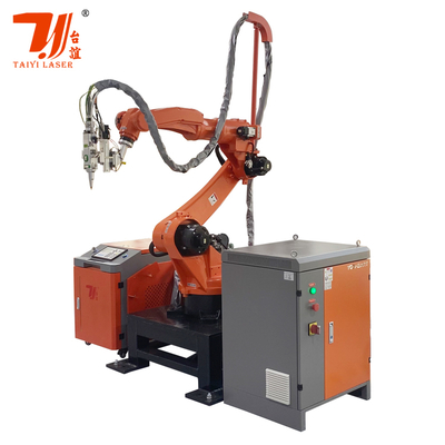 6 Assi Braccio Robot Automatico Fibra 3D Laser Cutting Machine per lampadari in acciaio inossidabile Automobile Sheet Metal