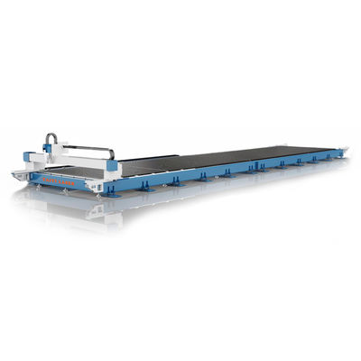 Macchina per taglio laser a fibra su guida a terra di grande formato da 12KW 20KW di alta qualità per metalli, taglierina laser CNC