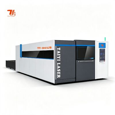 TY-3015JB 6000W Lamiera d'acciaio Copertura Completa Metallo Taglio IPG Raycus Macchina Taglio Laser Fibra