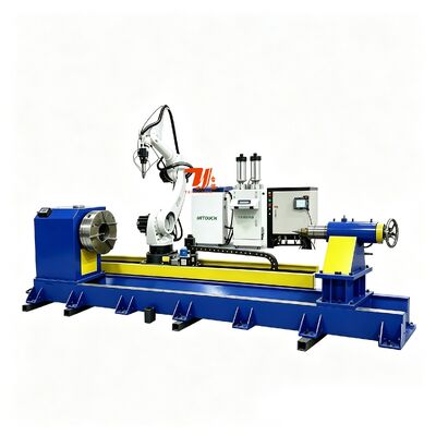 Trattamento termico della superficie del metallo Macchina laser per ingranaggi a fusoliera 3000w Raycus Fiber Programming Robot Laser Cladding System