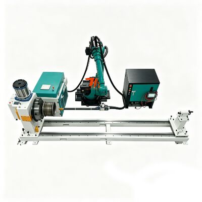 Robot di rivestimento per la riparazione e il rinforzo di scraper convogliatori, sprocket minerari e teste di martello di frantumazione.