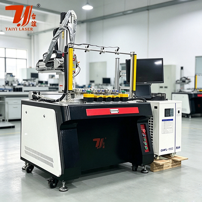 Saldatrice laser automatica per beccuccio bollitore in acciaio inossidabile con posizionamento preciso e funzionamento semplice