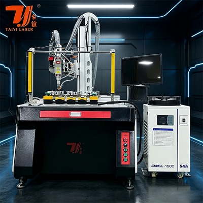 4 assi 1500W 2kw 3kw Aluminum Teapot Laser Automatic Welding Machine
