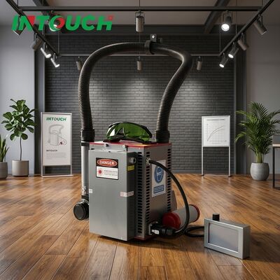 Macchina per la pulizia laser a zaino da 200W 300W, rimozione ruggine laser a fibra portatile raffreddata ad aria per lavori in loco