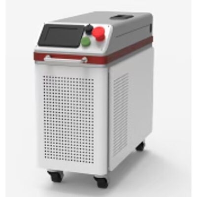 Macchina per la pulizia laser a fibra portatile raffreddata ad acqua da 1500 W per ruggine, vernice e rivestimento
