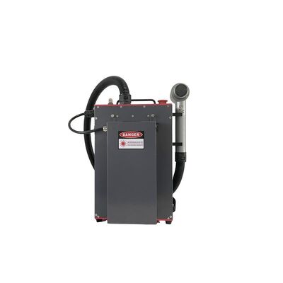 Macchina per la pulizia laser a fibra pulsata portatile da 300W con batteria per la rimozione della ruggine