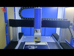 Campo di lavoro personalizzato 50W 100W 150W 200W 4Axis Macchina per marcatura laser a fibra di grande formato chiusa