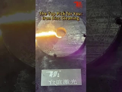 Macchina 1000w 1500w 2000w di rimozione della ruggine del laser della fibra di CW che pulisce Machien