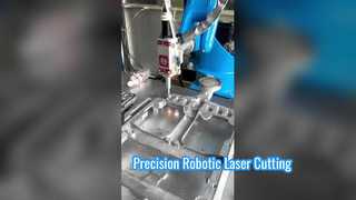 Macchina da taglio laser robotizzata CNC per pressofusione di alluminio – Rifilatura e sbavatura di precisione a 6 assi S